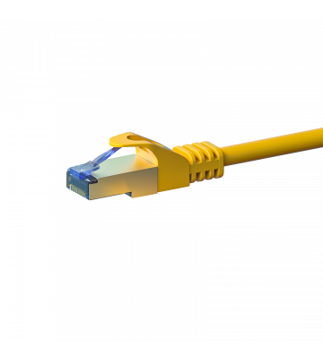 CAT 6a Netzwerkkabel LSOH - S/FTP - 1 Meter - Gelb
