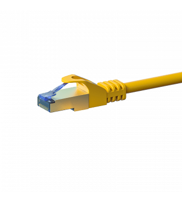 CAT 6a Netzwerkkabel LSOH - S/FTP - 2 Meter - Gelb