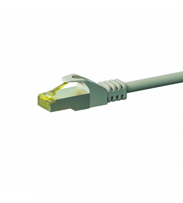 RJ45 Netzwerkkabel S/FTP (PiMF), mit CAT 7 Rohkabel, Grau, 7,50m