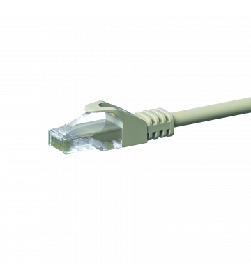 CAT 5e Netzwerkkabel U/UTP – 0.25 Meter -  Grau - CCA