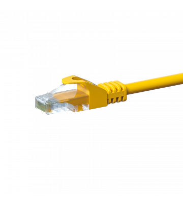 CAT 5e Netzwerkkabel U/UTP – 1,50 Meter -  Gelb - CCA