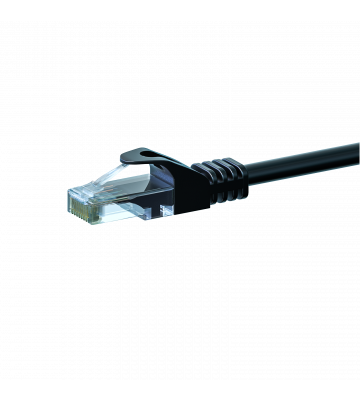 CAT 6 Netzwerkkabel U/UTP - 2 Meter - Schwarz - CCA