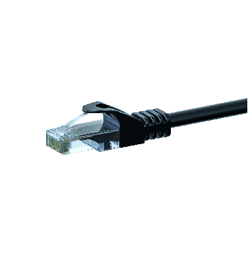 CAT 6 Netzwerkkabel U/UTP - 7,50 Meter - Schwarz - CCA