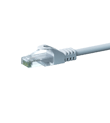 CAT 6 Netzwerkkabel U/UTP - 15 Meter - Weiß - CCA