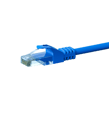 CAT 6 Netzwerkkabel U/UTP - 7,50 Meter - Blau - CCA