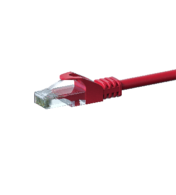 CAT 6 Netzwerkkabel U/UTP - 7,50 Meter - Rot - CCA