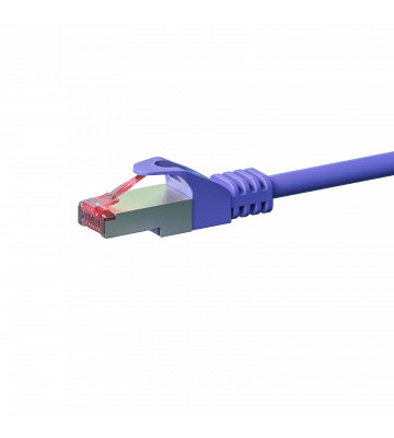 CAT 6 Netzwerkkabel LSOH - S/FTP - 0,50 Meter - Violett