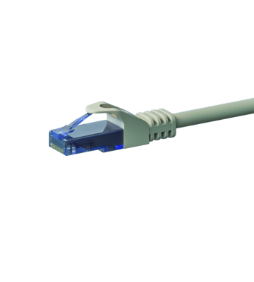 CAT6a Netzwerkkabel 100% Kupfer - U/UTP - 0,15 Meter - Grau
