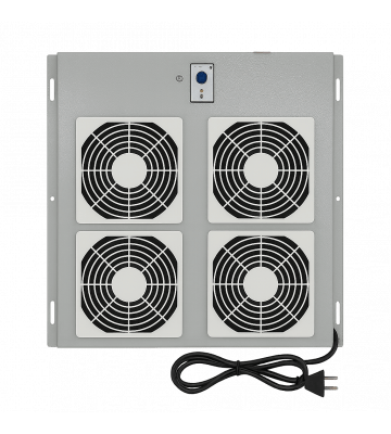 Belüftungseinheit mit 4 Ventilatoren und Thermostat für Outdoor Netzwerkschränken