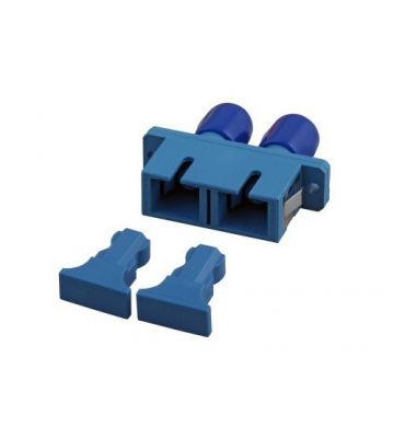 Singlemode Kupplung SC-ST duplex blau