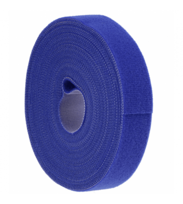 Klettverschluss - 5 Meter - 9 mm breit - Blau