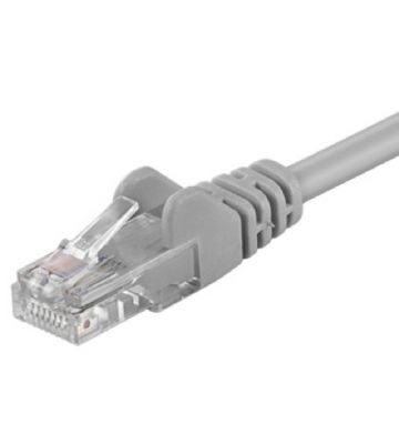 CAT 5e Netzwerkkabel U/UTP – 2 Meter -  Grau - CCA