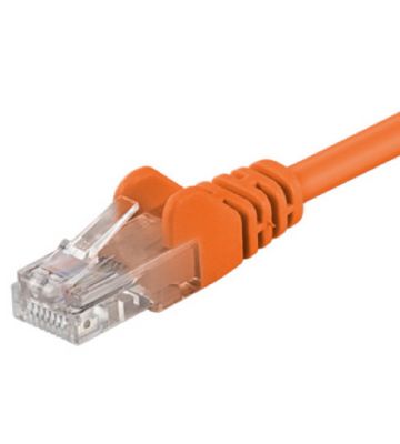 CAT 5e Netzwerkkabel U/UTP – 20 Meter -  Orange - CCA