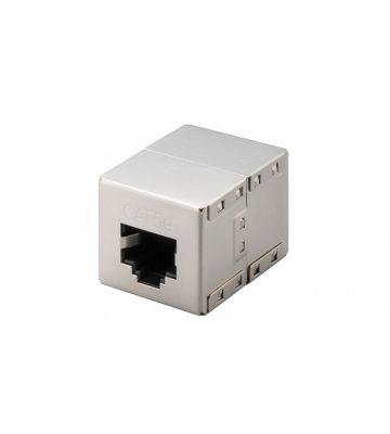 Patchkabelkupplung CAT 5e – 2xRJ45 Buchse – geschirmt 