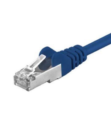 CAT 5e Netzwerkkabel F/UTP – 0,50 Meter -  Blau