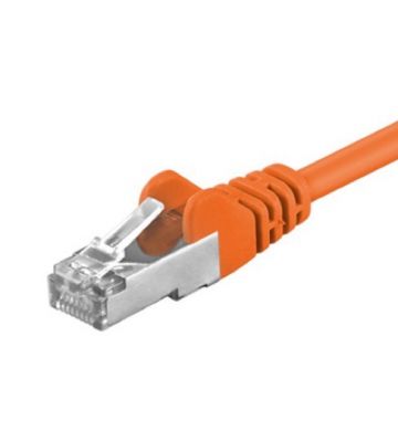CAT 5e Netzwerkkabel F/UTP – 0,50 Meter -  Orange