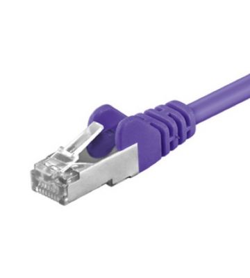 CAT 5e Netzwerkkabel F/UTP – 1 Meter -  Violett