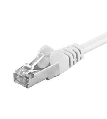 CAT 5e Netzwerkkabel F/UTP – 0,25 Meter -  Weiß