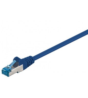 CAT 6a Netzwerkkabel LSOH - S/FTP - 1 Meter - Blau