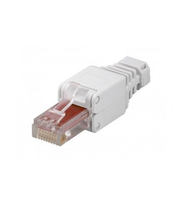 UTP CAT5e Tooles RJ45 Netzwerkstecker - für massive und flexibele UTP Kabel