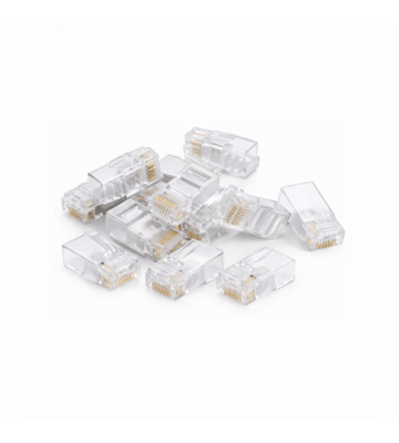 DANICOM UTP RJ45 CAT6a Netzwerkstecker - für flexible Kabel - 10 Stück