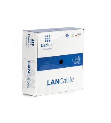 DANICOM CAT6 FTP 50m Starrleiter -  PVC (Eca)