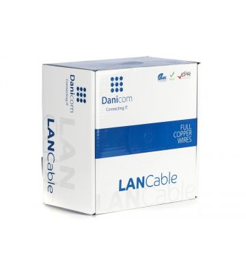 DANICOM CAT6A S/FTP 100m Starrleiter - LSZH (Eca)