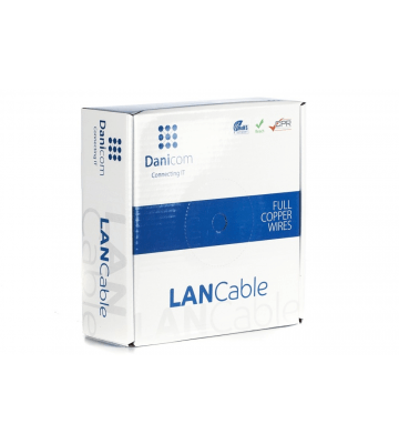 DANICOM CAT6A U/UTP 50m Starrleiter - LSZH (Eca)