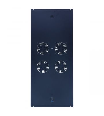 Lüftereinheit - Ventilator Paket mit 4 Ventilatoren und Thermostat geeignet für Serverschränke mit einer Tiefe von 1200mm