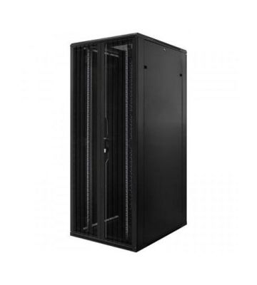 42 HE 19” Serverschrank, mit perforierten Doppelflügeltüren vorne und hinten (BxTxH) 800 x 1200 x 2000mm 