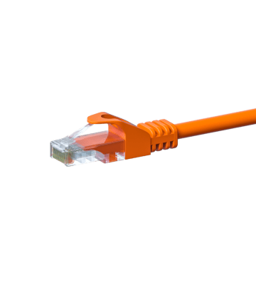 CAT 5e Netzwerkkabel U/UTP – 5 Meter -  Orange - CCA