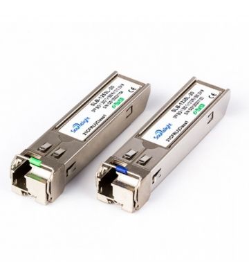 SFP-Transceiver-Modul LC singlemode TX1310/RX1490nm 10 Kilometer