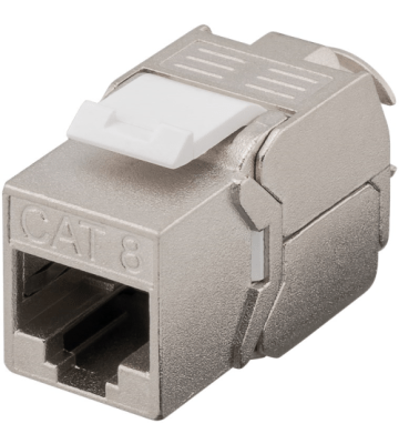 CAT8 STP Keystone Netzwerkstecker - Toolless