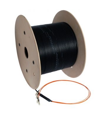 OM4 glasvezel kabel op maat 24 vezels incl. connectoren