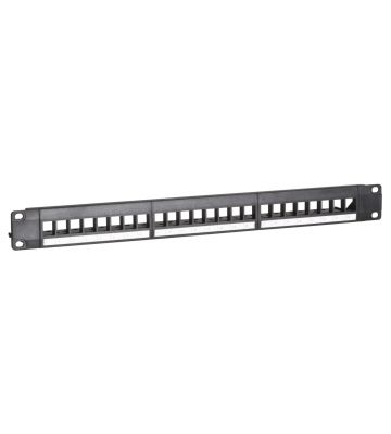 UTP Keystone-Patchpanel, 24 Ports Unbestückt 