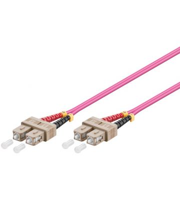 Glasfaserkabel SC-SC OM4 Duplex Patchkabel – 20 Meter