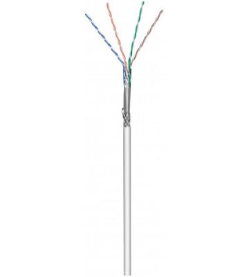 CAT6 S/FTP 50m auf Spule gewickelt grau CCA