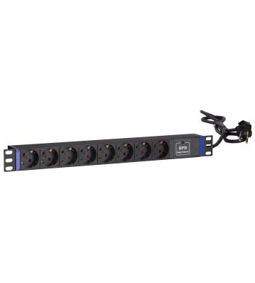 19” Steckdosenleiste - 8 fach - Surge Protection Device