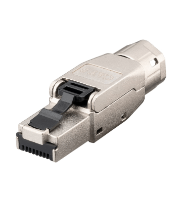 S/FTP CAT8 Toolless RJ45 Netzwerkstecker - für Starrleiter