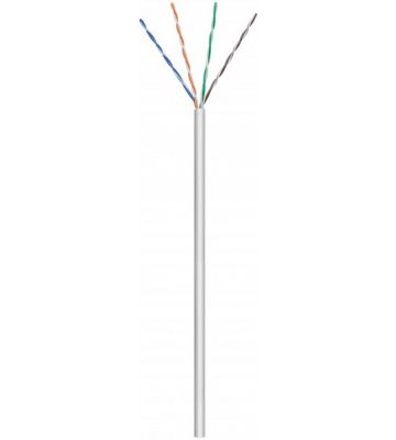 CAT6 U/UTP 50m auf Spule gewickelt grau CCA