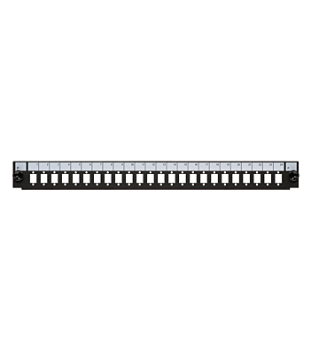 Frontplatte SC/LC/E2000 24-Port Simplex/Duplex, geeignet für universelle Glasfaserablage