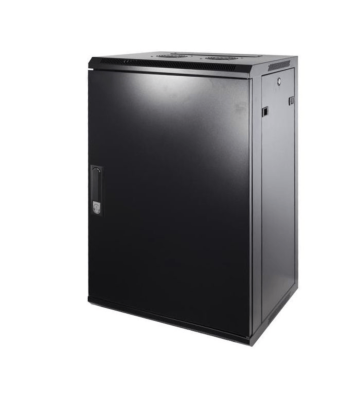 18 HE Serverschrank, Wandgehäuse, mit Metalltür (BxTxH) 600 x 600 x 900mm