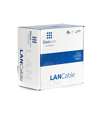 DANICOM CAT6A S/FTP 100m Starrleiter - LSZH (Dca)