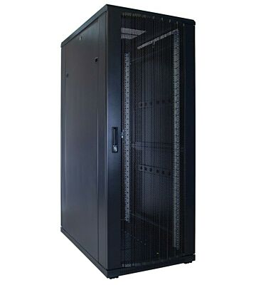 32 HE 19” Serverschrank, mit perforierter Fronttür (BxTxH) 600 x 1000 x 1600mm