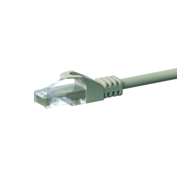 CAT5e Netzwerkkabel, U/UTP, 5 meter, Grau, 100% Kupfer