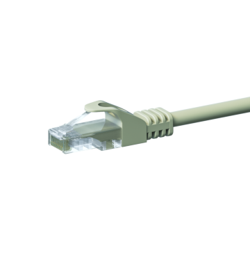 CAT 5e Netzwerkkabel U/UTP – 1 Meter - Grau - CCA