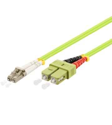 Glasfaserkabel LC-SC OM5 Duplex Patchkabel – 5 Meter