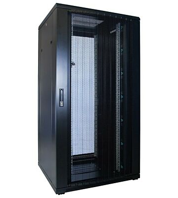 32 HE 19” Serverschrank, mit perforierter Fronttür (BxTxH) 800 x 800 x 1600mm