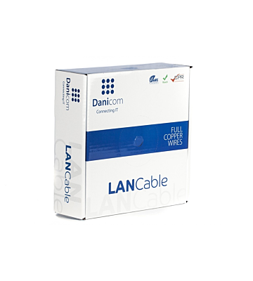 DANICOM CAT6A S/FTP 50m Starrleiter - LSZH (Dca)