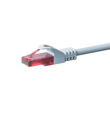 CAT6 Netzwerkkabel, U/UTP, 50 Meter, Weiß, 100% Kupfer
